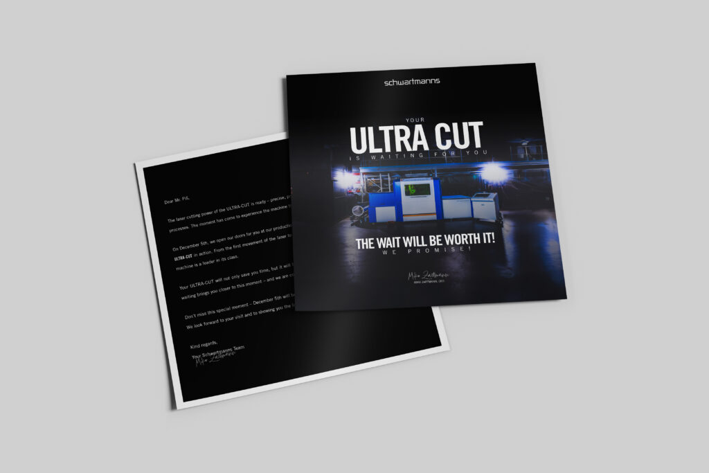 PRO-CUT Mockup zur KNDR Referenz „Produkteinführung PRO-CUT“