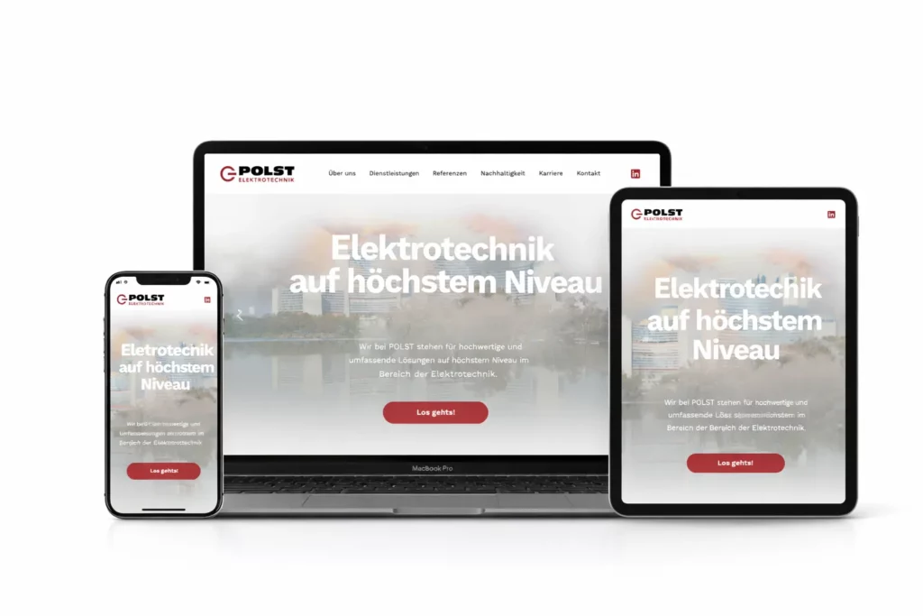 Webdesign Beispiel von KNDR 2