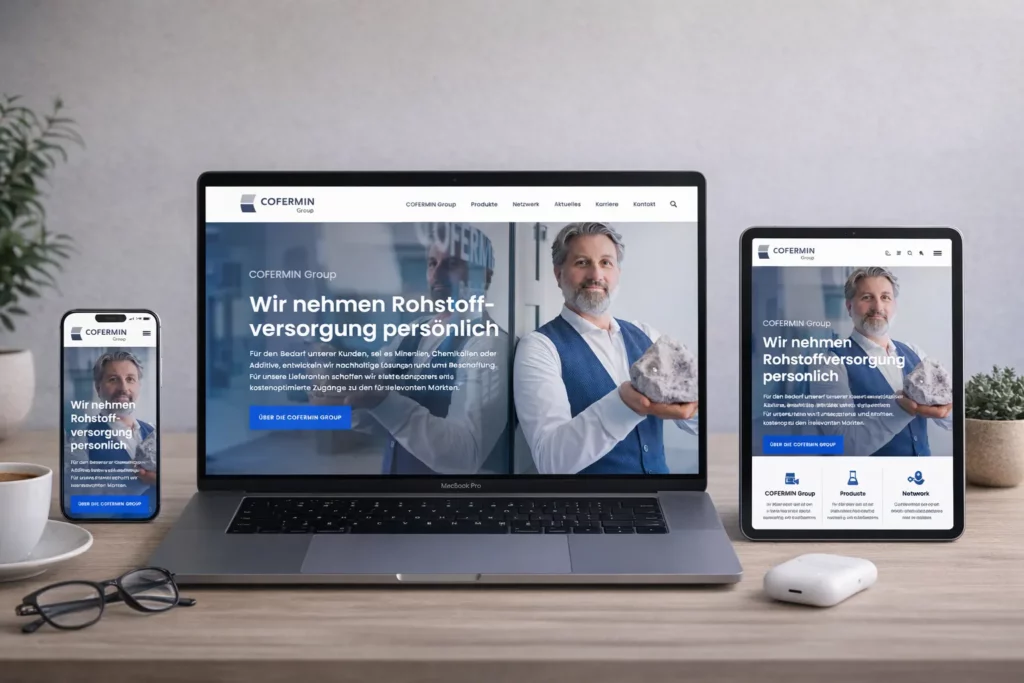 Webdesign Beispiel von KNDR 4
