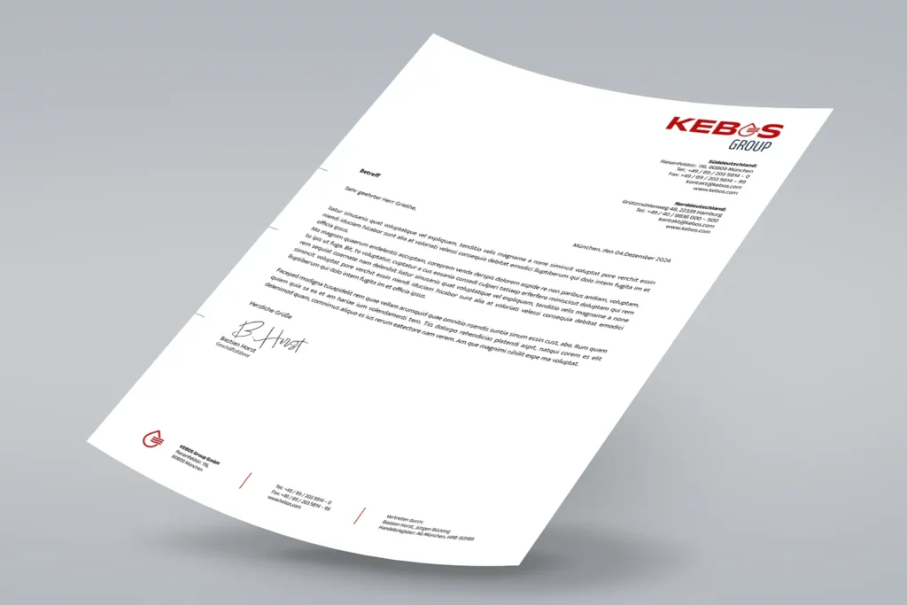 Layout und Design Beispiel von KNDR 11 auf der Seite „Layout & Design“