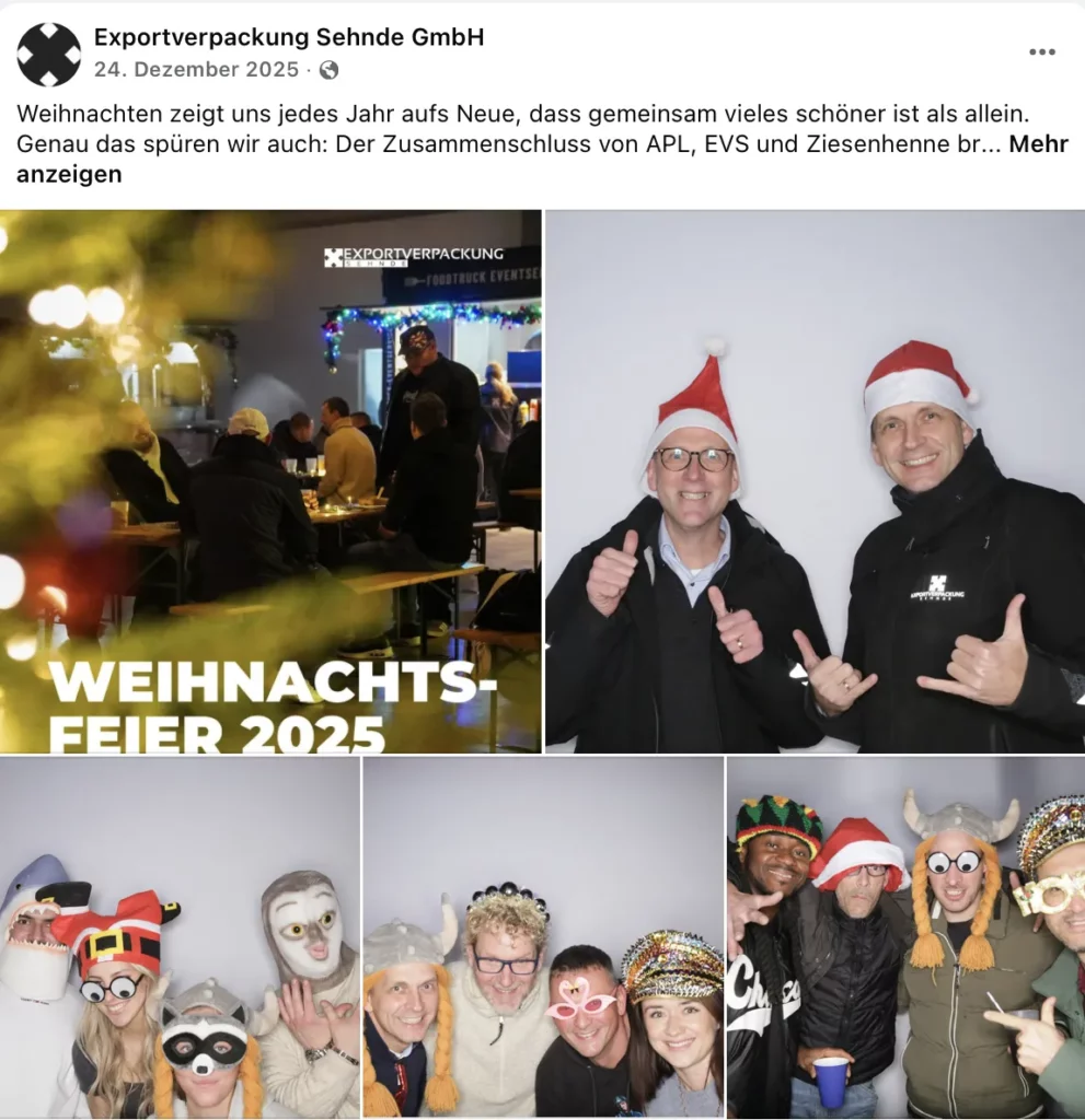 Social Media Postings KNDR 6 auf der Seite „Social Media & Copy“